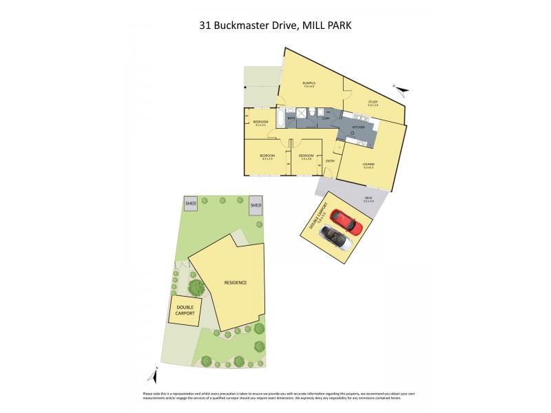 31 Buckmaster Drive, Mill Park VIC 3082 Floorplan