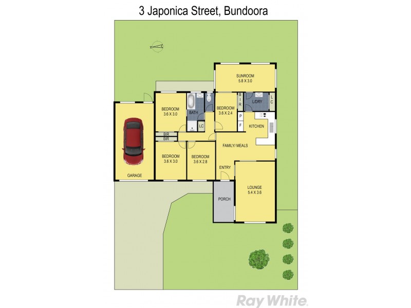 3 Japonica Street, Bundoora VIC 3083 Floorplan