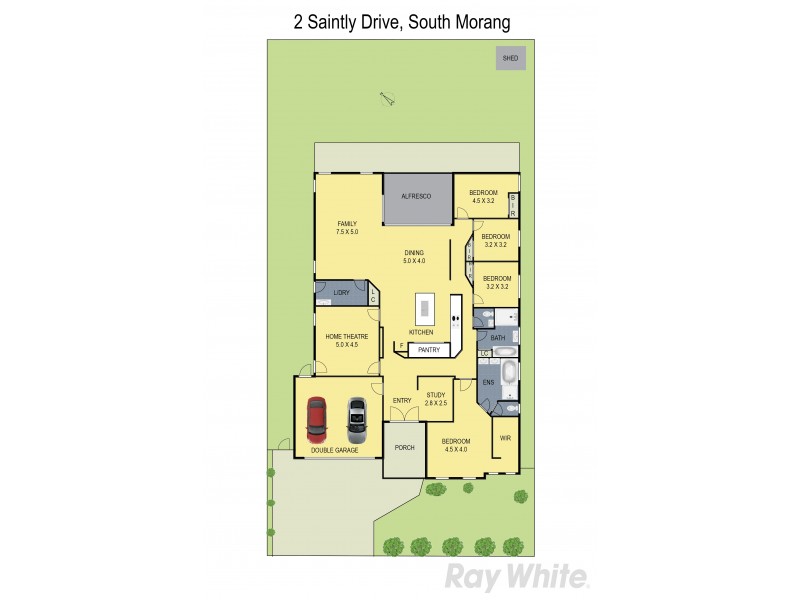 2 Saintly Drive, South Morang VIC 3752 Floorplan