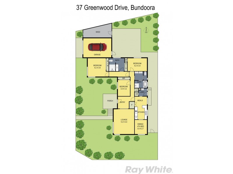 37 Greenwood Drive, Bundoora VIC 3083 Floorplan