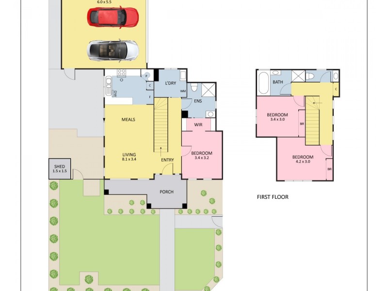 1/541 Grimshaw Street, Bundoora VIC 3083 Floorplan