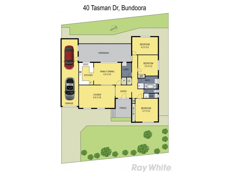 40 Tasman Drive, Bundoora VIC 3083 Floorplan