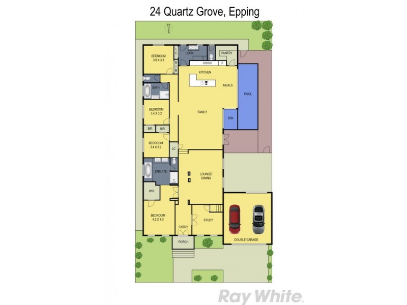 24 Quartz Grove, Epping VIC 3076 Floorplan