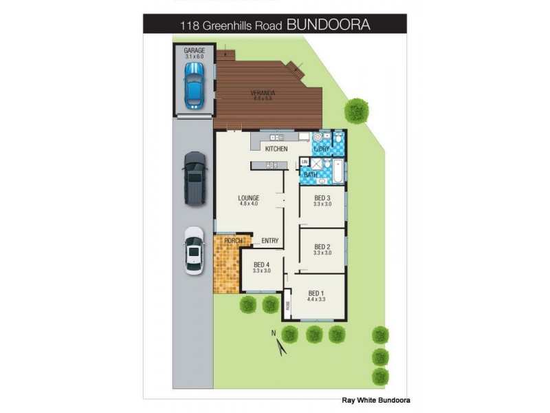 118 Greenhills Road, Bundoora VIC 3083 Floorplan