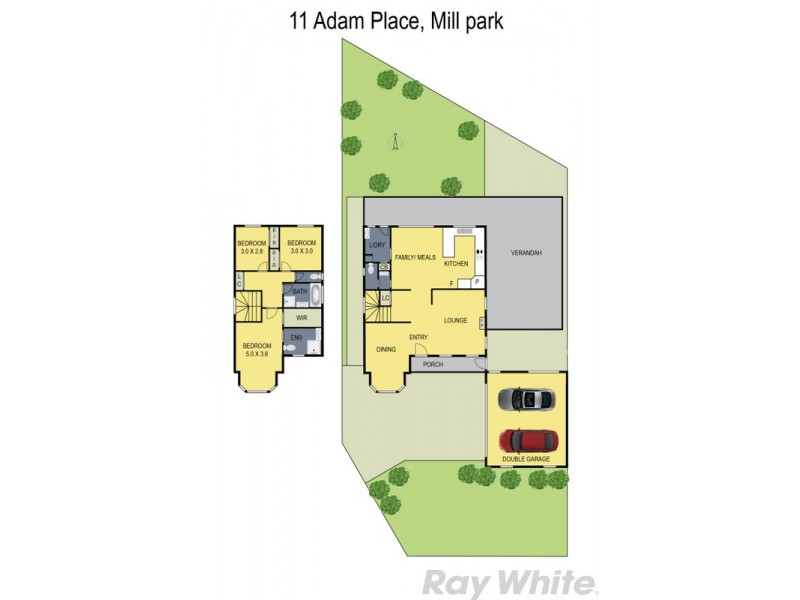 11 Adam Place, Mill Park VIC 3082 Floorplan