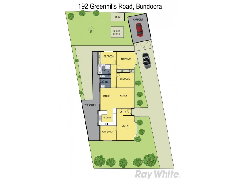 192 Greenhills Road, Bundoora VIC 3083 Floorplan