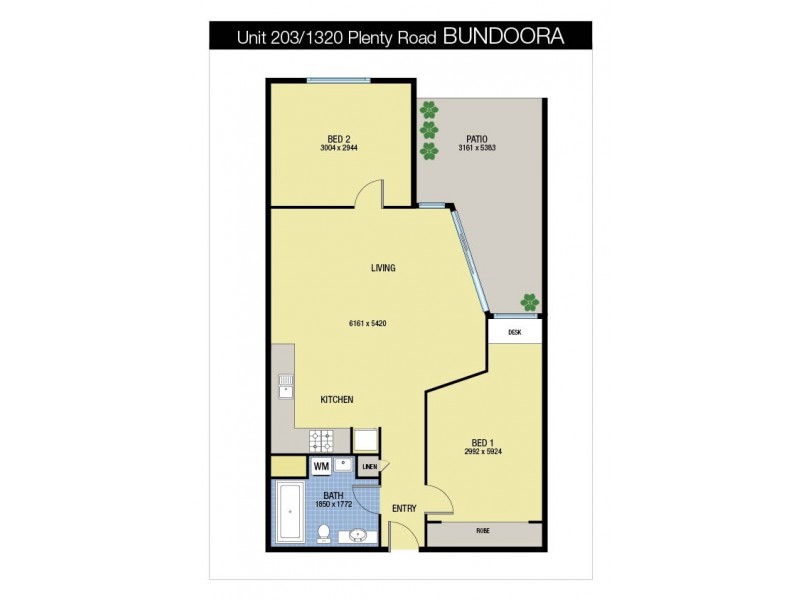 203/1320 Plenty Road, Bundoora VIC 3083 Floorplan