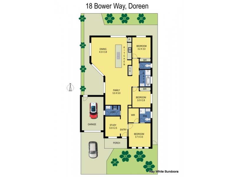 18 Bower Way, Doreen VIC 3754 Floorplan