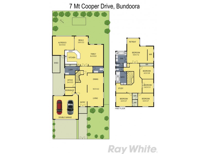 7 Mt Cooper Drive, Bundoora VIC 3083 Floorplan
