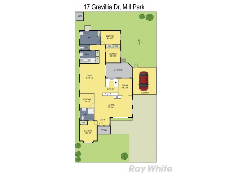17 Grevillia Drive, Mill Park VIC 3082 Floorplan