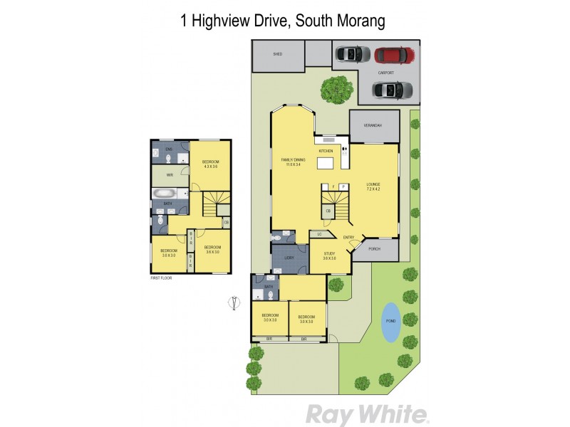 1 Highview Drive, South Morang VIC 3752 Floorplan
