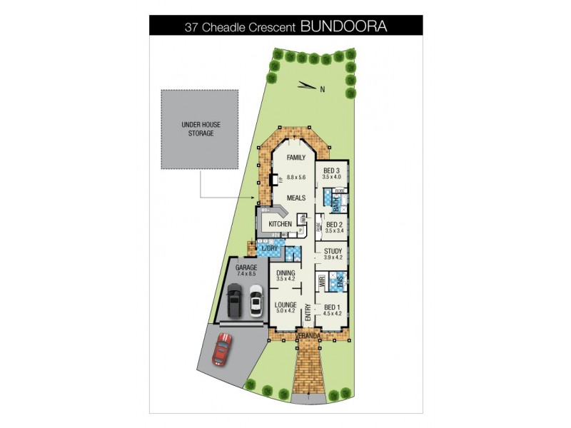 37 Cheadle Crescent, Bundoora VIC 3083 Floorplan