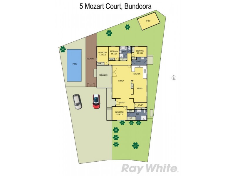 5 Mozart Court, Bundoora VIC 3083 Floorplan