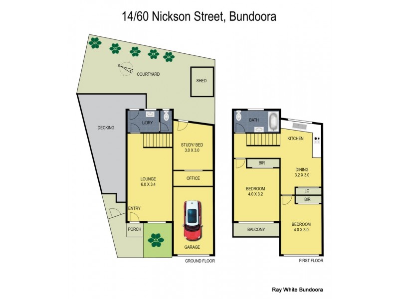 14/60 Nickson Street, Bundoora VIC 3083 Floorplan