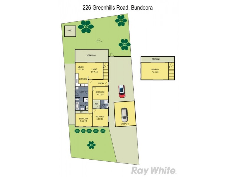 226 Greenhills Road, Bundoora VIC 3083 Floorplan