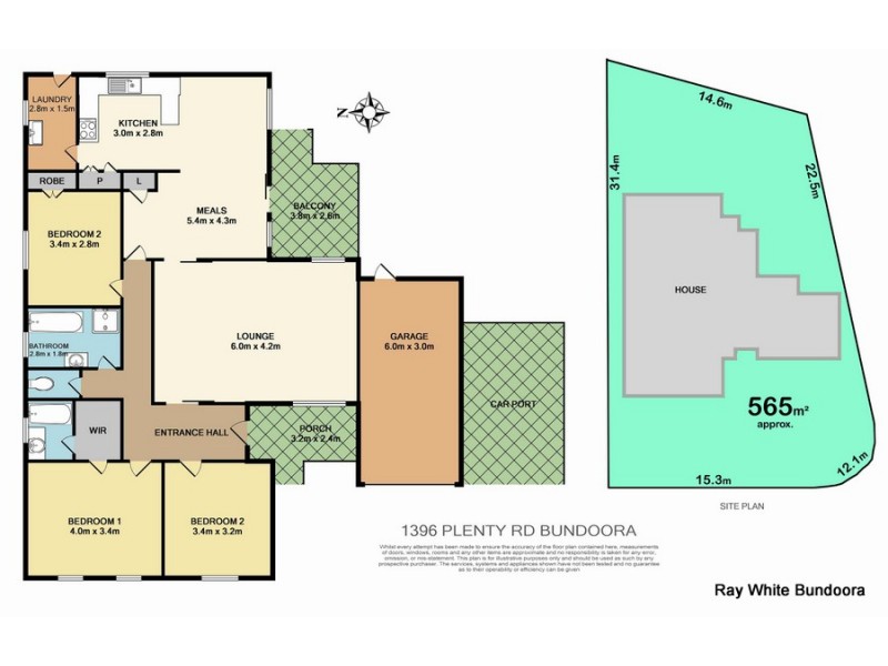 1396 Plenty Road, Bundoora VIC 3083 Floorplan
