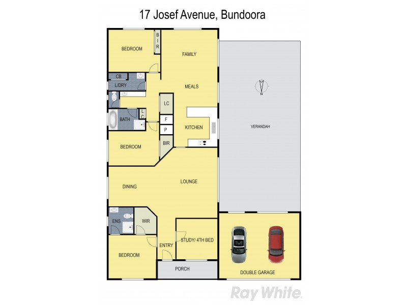 17 Josef Avenue, Bundoora VIC 3083 Floorplan