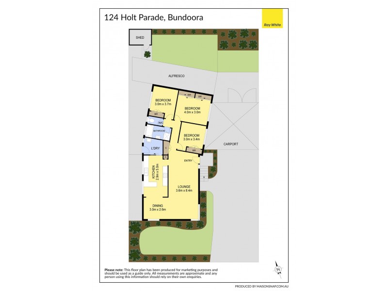 124 Holt Parade, Bundoora VIC 3083 Floorplan