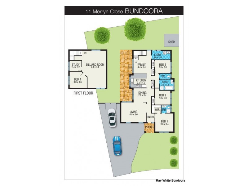 11 Merryn Close, Bundoora VIC 3083 Floorplan