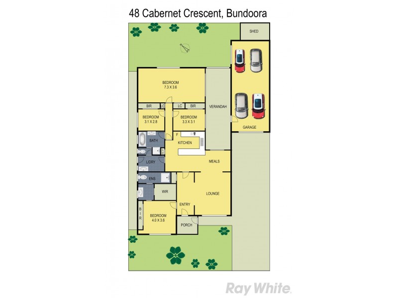 48 Cabernet Crescent, Bundoora VIC 3083 Floorplan