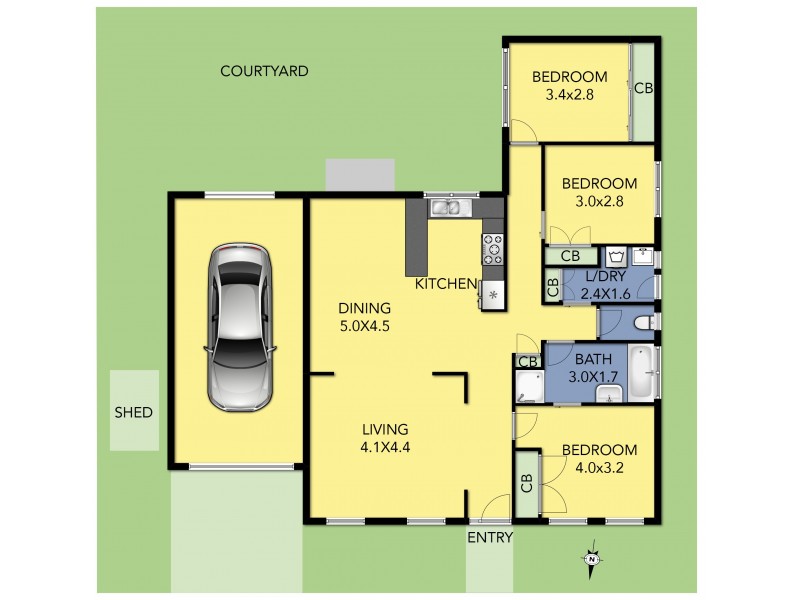 2 Aristocrat Terrace, South Morang VIC 3752 Floorplan