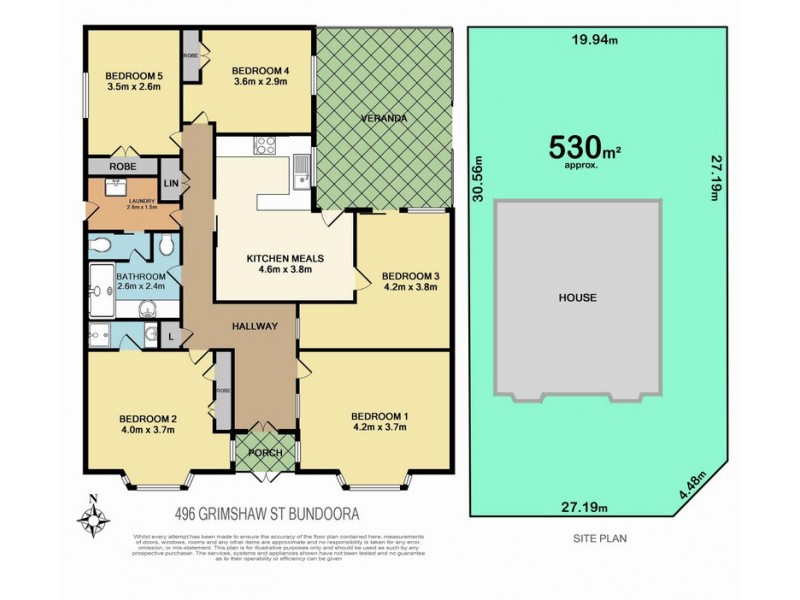 496 Grimshaw Street, Bundoora VIC 3083 Floorplan