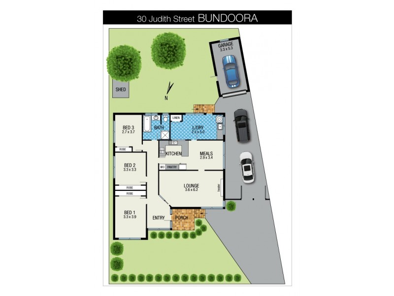 30 Judith Street, Bundoora VIC 3083 Floorplan