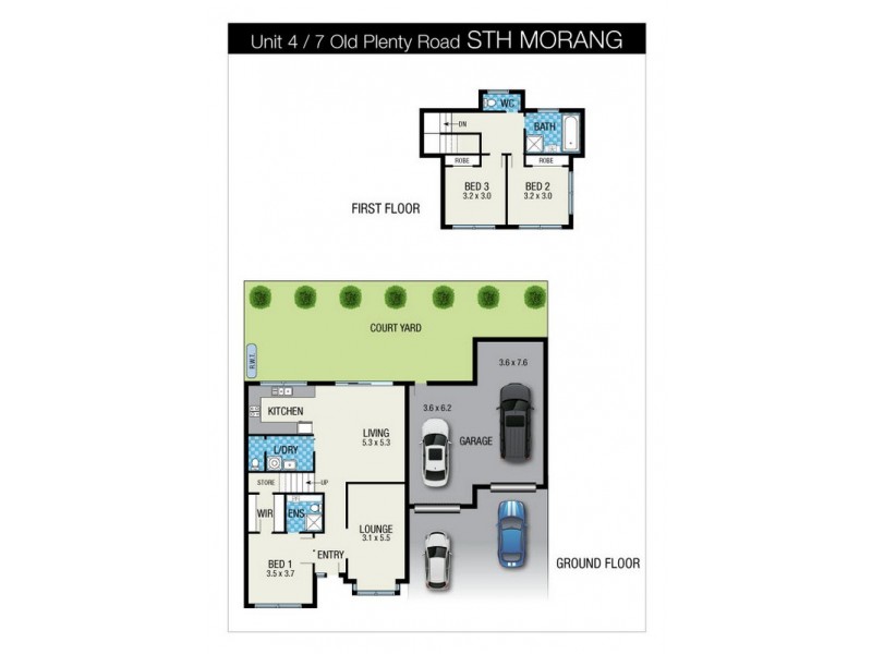 4/7 Old Plenty Road, South Morang VIC 3752 Floorplan