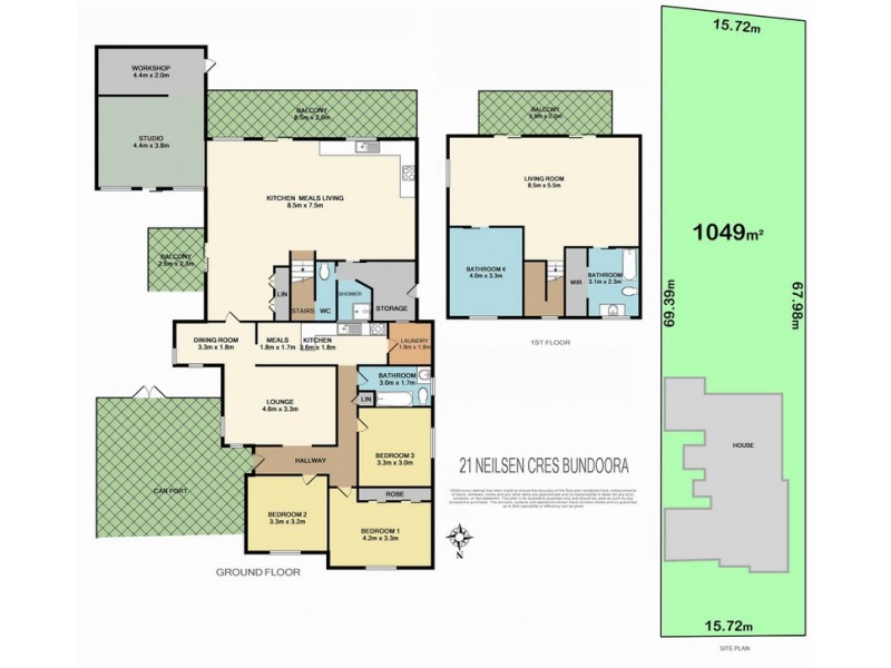 21 Neilsen Crescent, Bundoora VIC 3083 Floorplan