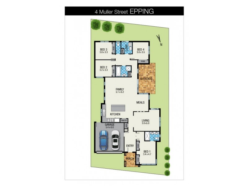 4 Muller Street, Epping VIC 3076 Floorplan