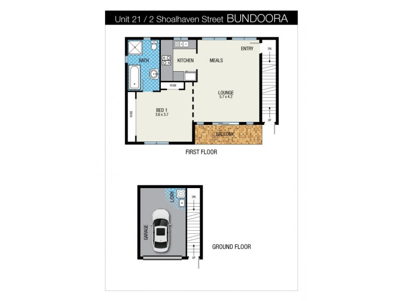 21/2 Shoalhaven Street, Bundoora VIC 3083 Floorplan