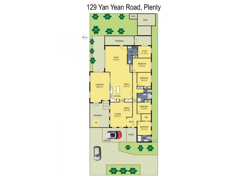 129 Yan Yean Road, Plenty VIC 3090 Floorplan