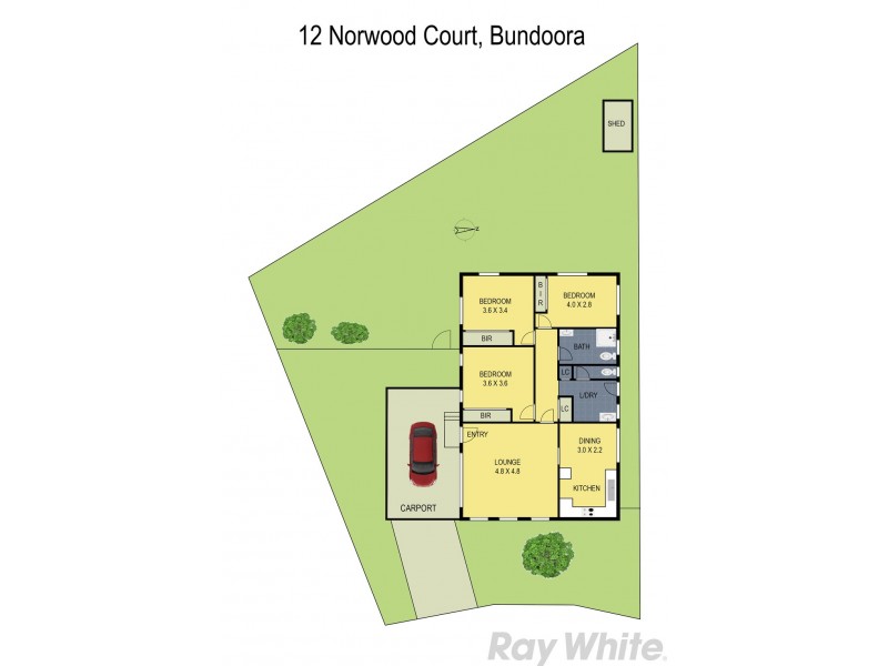 12 Norwood Court, Bundoora VIC 3083 Floorplan