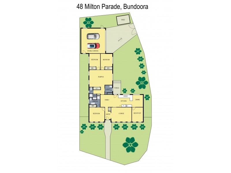 48 Milton Parade, Bundoora VIC 3083 Floorplan