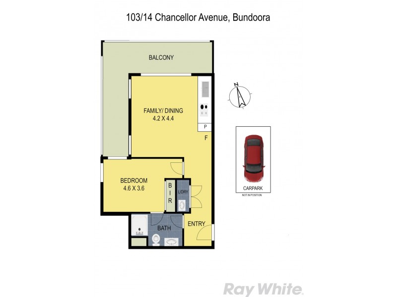 103/14 Chancellor Avenue, Bundoora VIC 3083 Floorplan