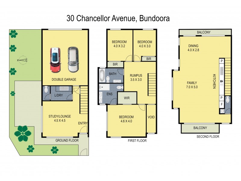 30 Chancellor Avenue, Bundoora VIC 3083 Floorplan