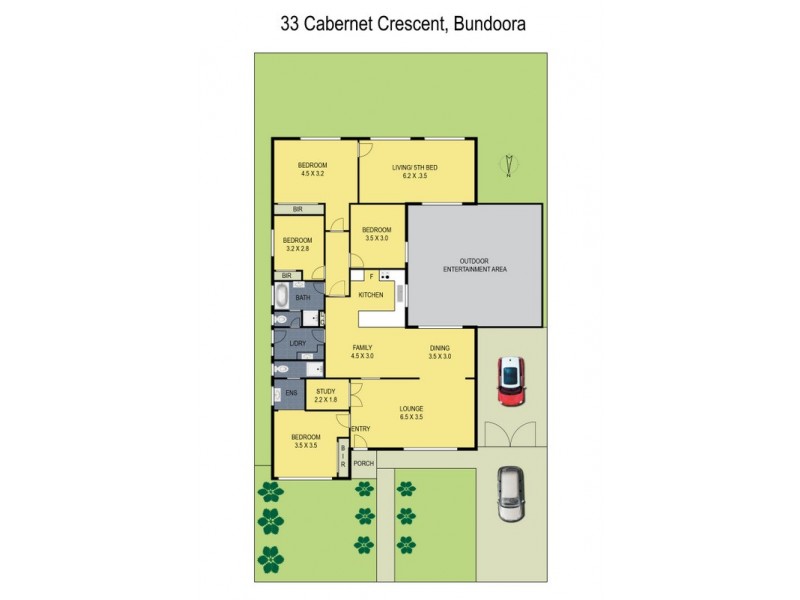 33 Cabernet Crescent, Bundoora VIC 3083 Floorplan
