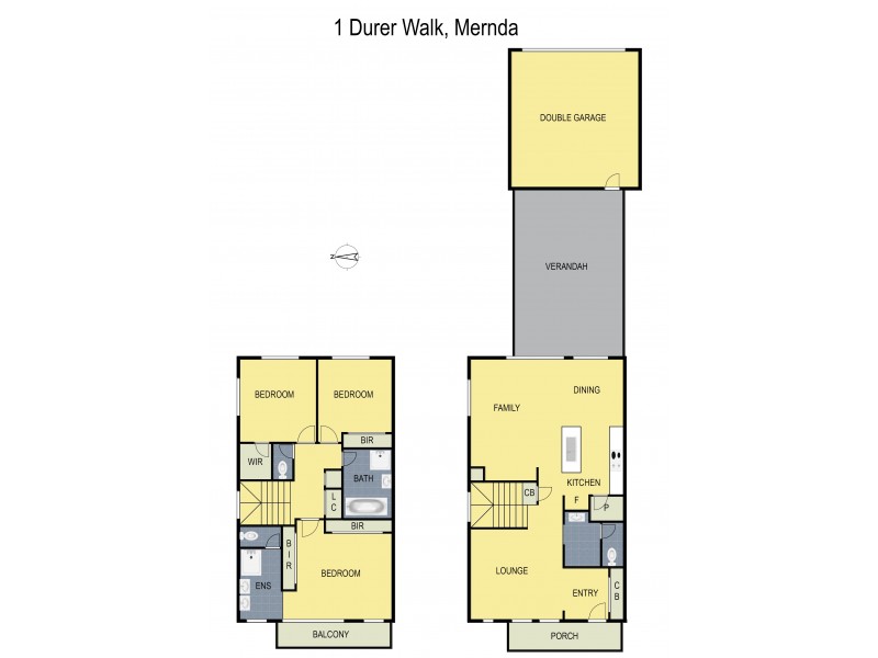 1 Durer Walk, Mernda VIC 3754 Floorplan