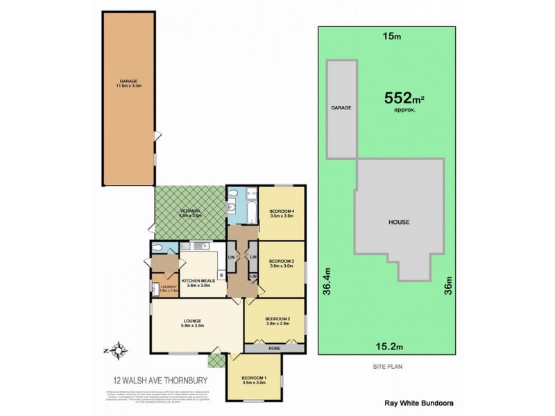 12 Walsh Avenue, Thornbury VIC 3071 Floorplan