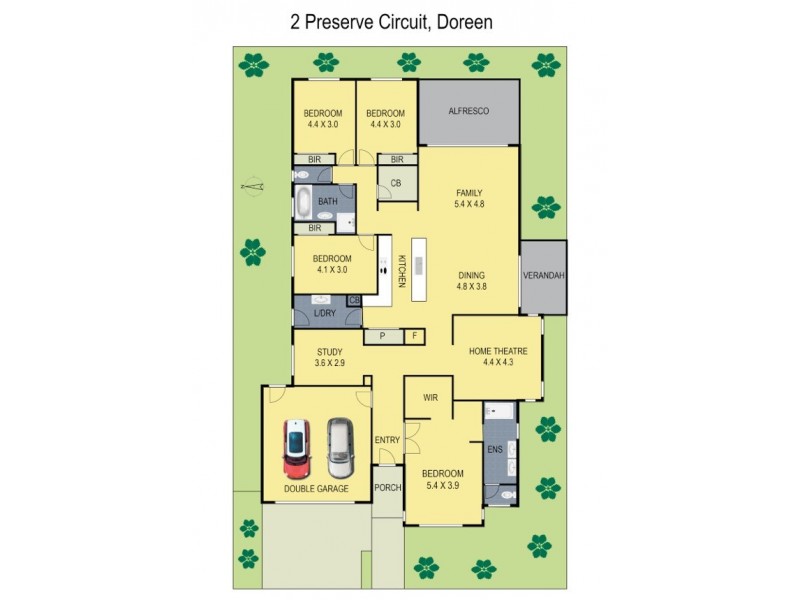 2 Preserve Circuit, Doreen VIC 3754 Floorplan