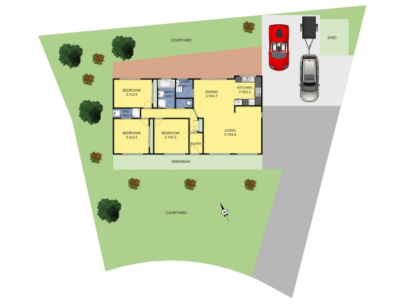 5 Dryden Court, Bundoora VIC 3083 Floorplan