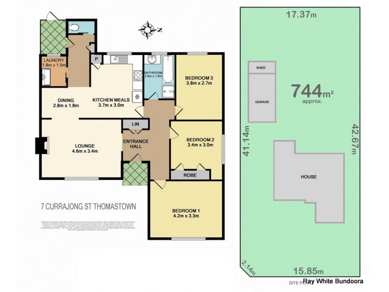 7 Currajong Street, Thomastown VIC 3074 Floorplan