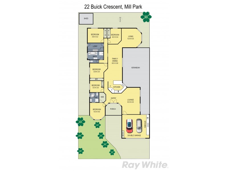 22 Buick Crescent, Mill Park VIC 3082 Floorplan