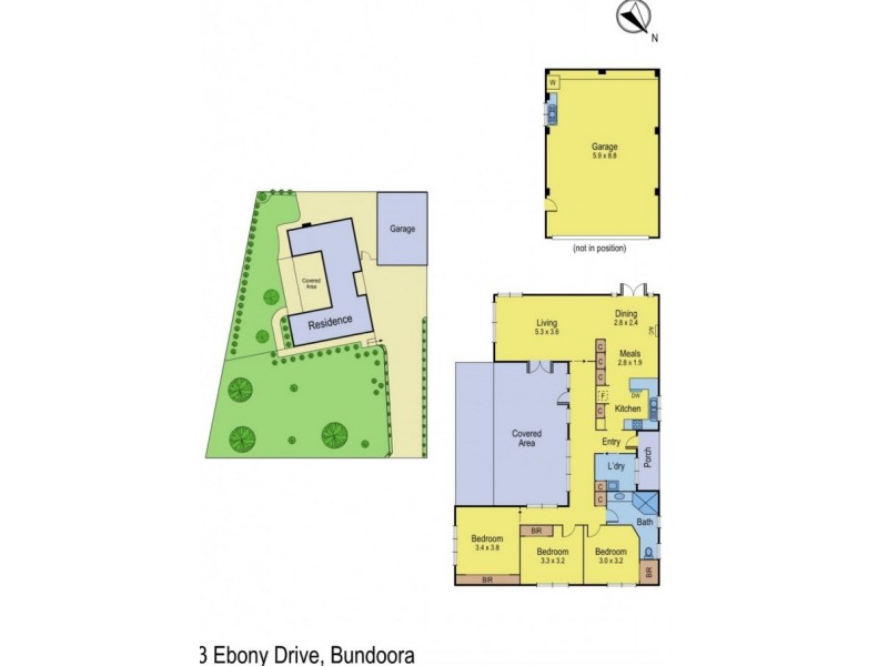 3 Ebony Drive, Bundoora VIC 3083 Floorplan