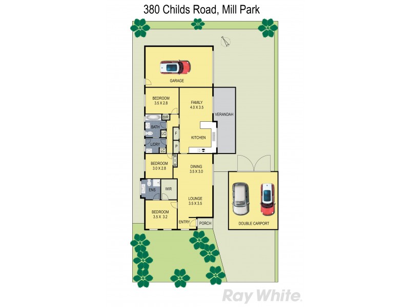 380 Childs Road, Mill Park VIC 3082 Floorplan