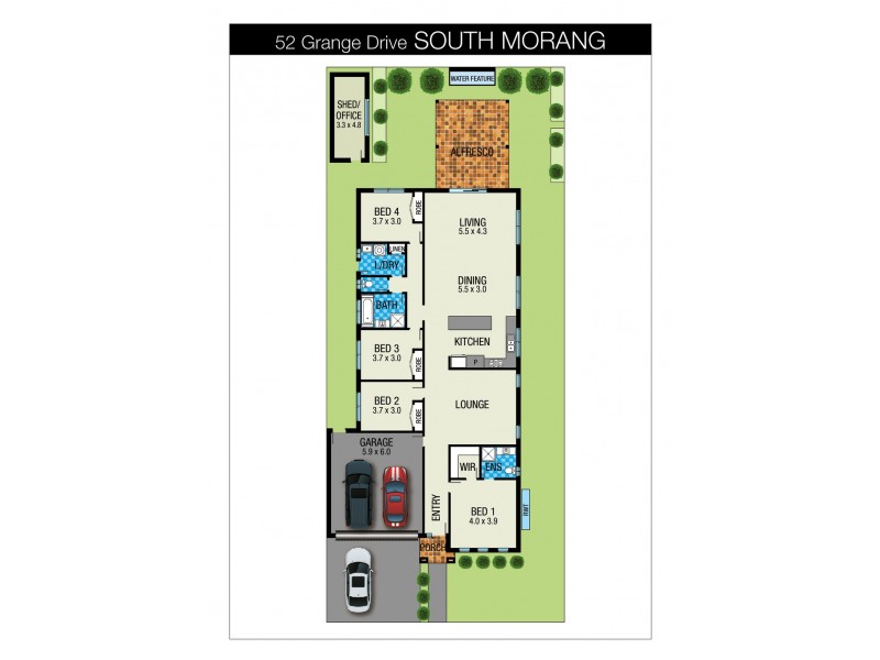 52 Grange Drive, South Morang VIC 3752 Floorplan