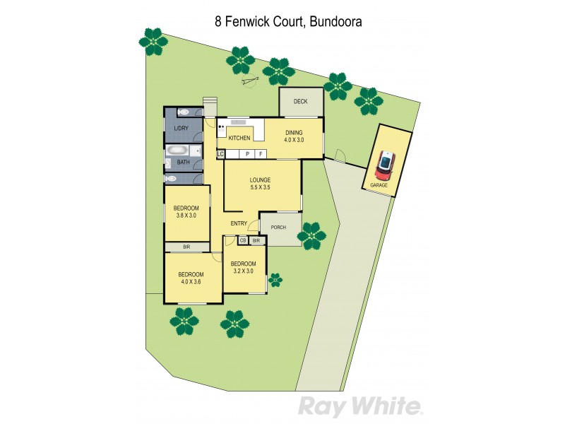 8 Fenwick Court, Bundoora VIC 3083 Floorplan