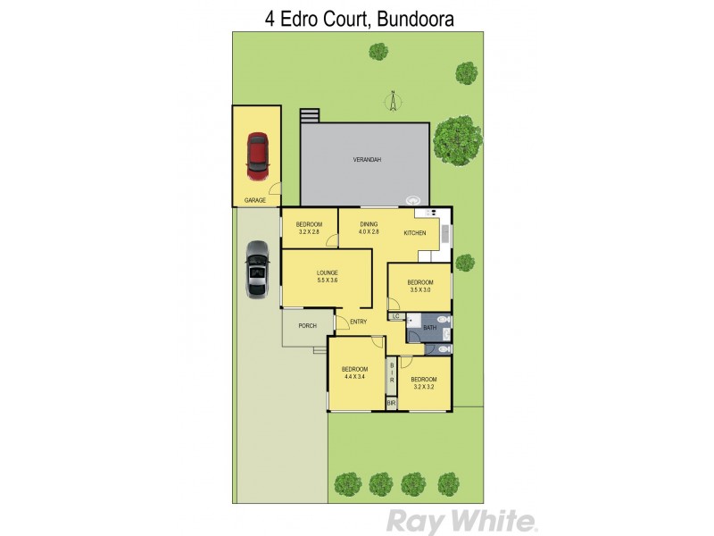 4 Edro Court, Bundoora VIC 3083 Floorplan