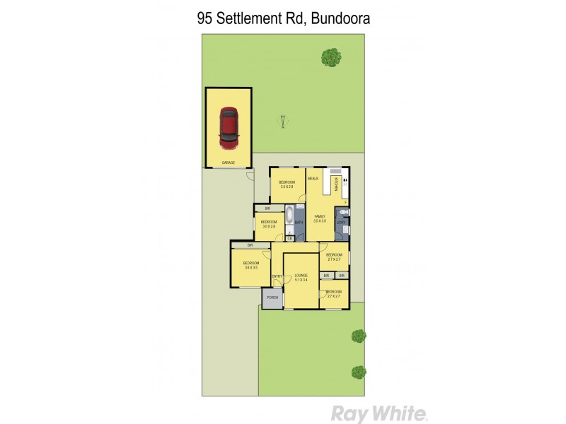 95 Settlement Road, Bundoora VIC 3083 Floorplan