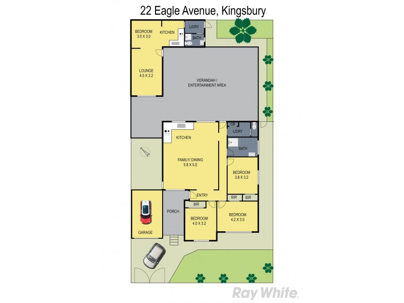 22 Eagle Avenue, Kingsbury VIC 3083 Floorplan
